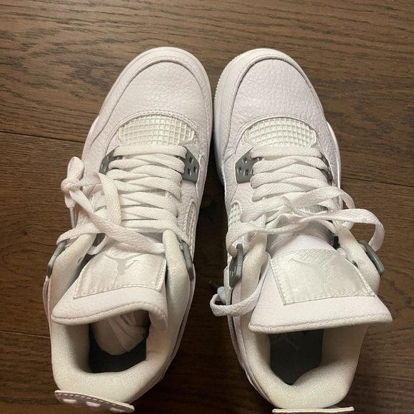 aj4 white 6.5 womens - Picture 4 of 6